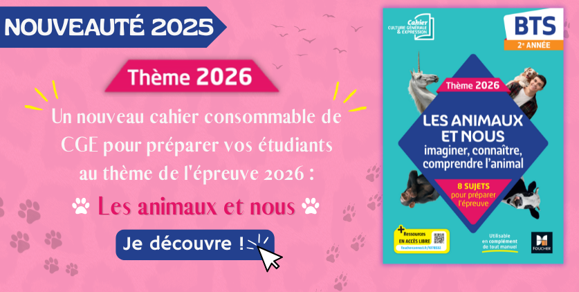Les animaux et nous - Thème 2026 CGE