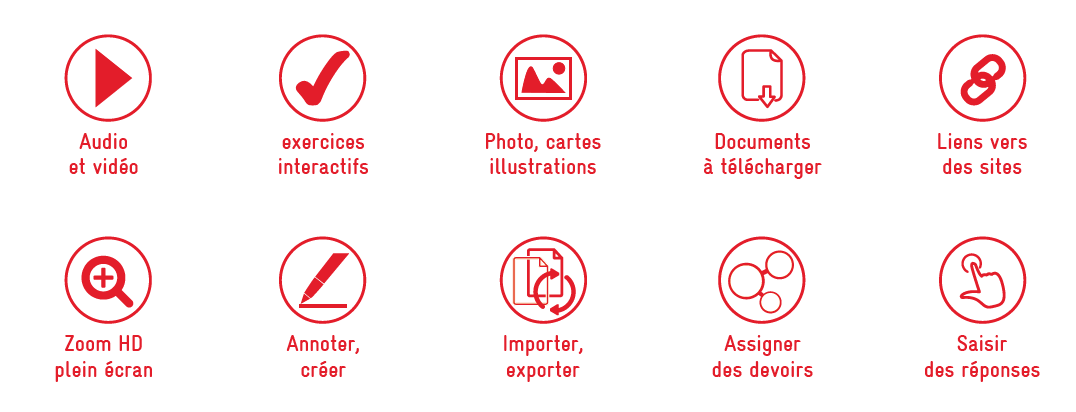 Les enrichissements du manuel numérique