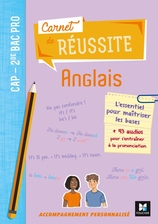 Carnet de réussite - ANGLAIS - CAP 2de Bac Pro  - Éd. 2021 - Livre élève