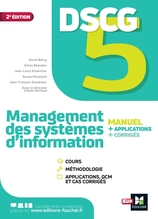 DSCG 5 - Management des systèmes d'information - Manuel et applications