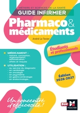 Guide infirmier pharmaco et médicaments - Édition 2026-2027