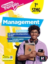 Nouveau Tremplin - Management - 1re STMG - Éd. 2025 - Livre élève