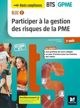 BLOC2 Participer à la gestion des risques de la PME BTS2 GPME Éd 2019 -Manuel numérique enseignant