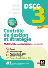 DSCG 3 - Contrôle de gestion et stratégie - Manuel et applications 2025-2026 DSCG 3 - Contrôle de gestion et stratégie - Manuel et applications 2025-2026