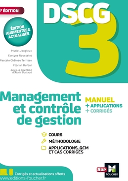 DSCG 3 - Management et contrôle de gestion - Manuel et applications 2025-2026