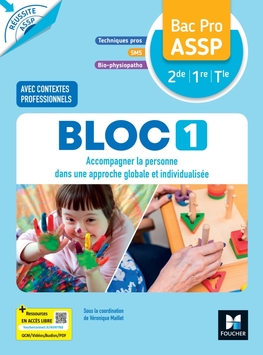 Réussite ASSP - BLOC 1 - Accompagner la personne - Bac Pro ASSP 2de 1re Tle - Éd. 2026 - Livre élève