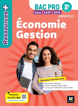 Ressources Plus - Économie-Gestion - 2de Bac Pro - Ed 2026 - Livre élève