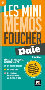 Les mini memos Foucher -  Paie - 9e édition - Révision