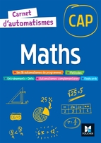 Carnet d'automatismes - Maths CAP - Ed 2023 - Livre élève