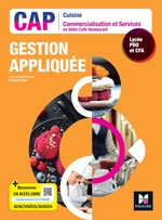 Gestion appliquée -CAP Cuisine Commercialisation Services HCR- 2023 - Manuel numérique élève