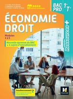 Ressources Plus - ECONOMIE-DROIT 1re Tle Bac Pro - Ed. 2022 - Manuel numérique enseignant