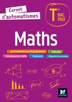 Carnet d'automatismes - MATHS - Tle Bac Pro - Éd. 2022 - Carnet numérique enseignant