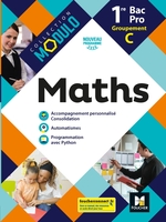 Modulo - MATHEMATIQUES 1re Bac Pro Groupement C - Ed. 2020 - Livre élève