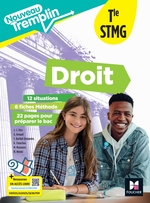 Nouveau Tremplin - DROIT - Tle STMG - Éd. 2024 - Livre élève
