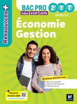 Ressources Plus - Economie-Gestion - 2de 1re Tle Bac Pro - Ed 2026 - Livre élève