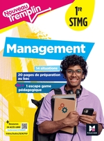 Nouveau Tremplin - Management - 1re STMG - Éd. 2025 - Livre élève