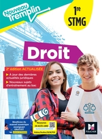 Nouveau Tremplin - Droit - 1re STMG - Éd. 2025 - Manuel numérique enseignant