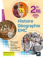 Passerelles - Histoire-Géographie-EMC 2de Bac Pro - Éd. 2019 - Manuel numérique enseignant