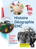 Passerelles - Histoire Géographie EMC 1re Bac Pro - éd. 2020. Manuel numérique PREMIUM élève