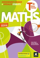 Sigma - MATHS Enseignement commun Tle + Spécialité STI2D-STL. Manuel numérique PREMIUM enseignant