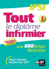 Tout le Diplôme Infirmier en fiches mémos - DEI - UE 1.1 à 6.2 - IFSI - Entrainement révision 3e Ed