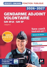 Réussite Concours - Gendarme adjoint volontaire - APJA  et EP- 2026-2027 - Préparation complète