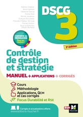 DSCG 3 - Contrôle de gestion et stratégie - Manuel et applications 2025-2026