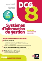 DCG 8 Systèmes d'information de gestion Manuel et applications 5e édition 2022-2023