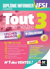 Tout le semestre 3 en fiches mémos - DEI IFSI - 6e édition - Révision et entraînement Tout le semestre 3 en fiches mémos - DEI IFSI - 6e édition - Révision et entraînement