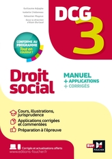DCG 3 - Droit social - Manuel et applications - Millésime 2025-2026