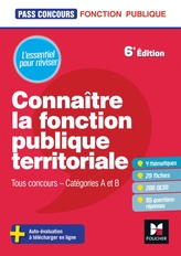 Pass'Concours - Connaître la Fonction publique territoriale cat. A et B - Révision et entrainement Pass'Concours - Connaître la Fonction publique territoriale cat. A et B - Révision et entrainement